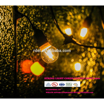 Lumières de ficelle de décoration de Noël de RVB LED de Noël de vacances imperméables de vacances avec la prise EU EU